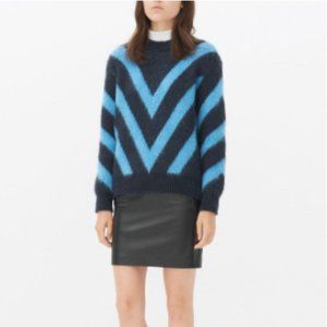 Sandro Paris M Sweater Stooges Mohair Oversized VG